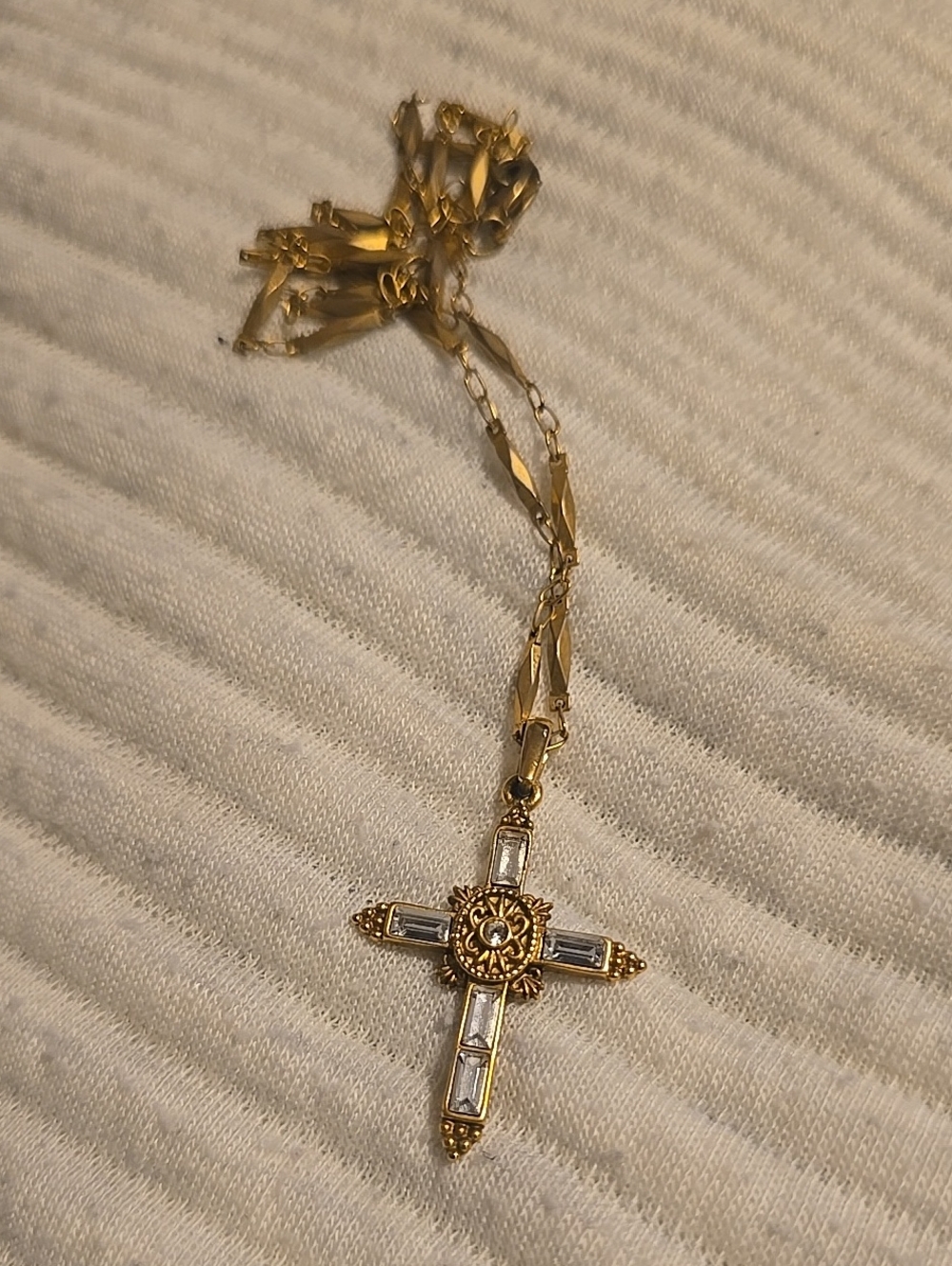 Gold Toned Cross from The Vatican Library Collection